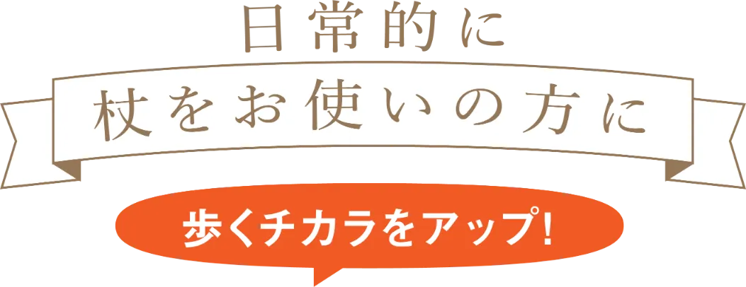 2本杖で歩く力をさらにアップ